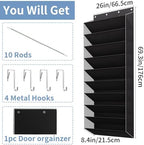 TAHAVICE 10-Tier Over The Door Shoe Organizer, Heavy Duty Hanging Storage - Image 2