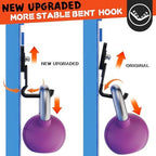 ULIBERMAGNET Upgraded Large Magnetic Hooks,Strong Heavy Duty Magnet Hooks for Power Drill,Broom,Garden Tools,Pegboard,Garage,Workshop,Hardware, 4 Pack Magnet Storage Holder for Hanging(Black) - Image 4
