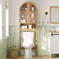 Arched Over The Toilet Storage Cabinet with Acrylic Door by MoomJiee