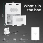 ynVISION.DESIGN 17" Recessed in-Wall Media Box for Clean TV Install, 3 Pack - Image 7