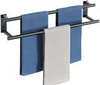 Alise Double Towel Bars,24 Inch Towel Racks for Bathroom,Matte Black by Alise