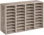 HOOBRO Wooden Literature Organizer, 36-Slot Mail Sorters, Removable Classroom Mailbox, Student Mailboxes for Classroom, Paper Storage Organizer, for Home, Office, Study, Classroom, Greige BG36WF01 by HOOBRO