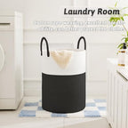 Artfeel Laundry Basket,Woven Cotton Rope Laundry Hamper,60L for Decorative Storage of Dirty Clothes,Toys and Blankets in Bathroom,Baby Room and Living Room - Image 2