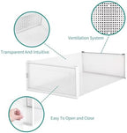 4-Piece Boot and Shoe Storage Box, Stackable Clear Plastic Shoe Box, Space-Saving Shoe Organizer for Boots, Sneakers, and High Heels, Clear - Image 5
