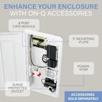 OnQ 30” in Wall Media Box w/Universal Mount Grid & Customizable Knockouts - Image 6