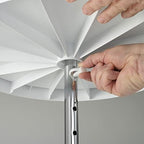 Lazy Daisy Polymer Kidney-Shaped 2-Shelf Lazy Susan for Corner Base Cabinets - Image 3