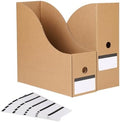 35 Pack Cardboard Magazine File Holders, 10.12 x 3.78 x 10.43 Inch by suituts
