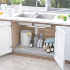 SIKADEER Waterproof Under Sink Mat 37" x 22" Silicone Mat Cabinet Protector - Image 2