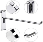 Polmart 8" Heavy Duty Gridwall/Grid Panel Hooks, Silver (96-Pack, 8-inch) - Image 4