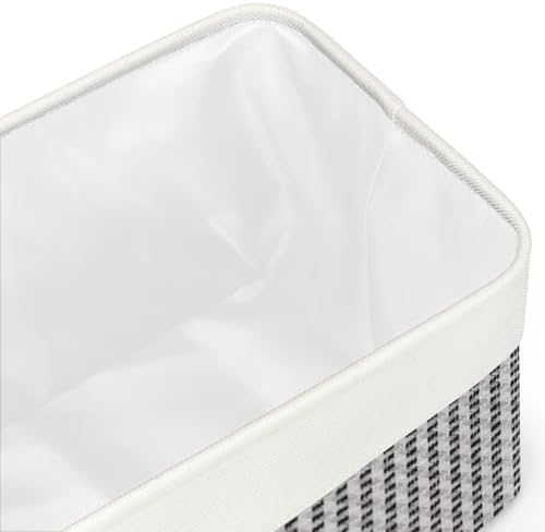Fabric Storage Bins for Shelves, Rectangle Storage Basket, 3 Pack - Image 4