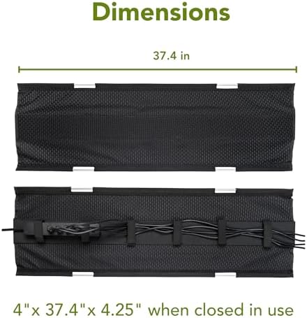 Perfect POSTURE Mesh Cable Management Tray Under Desk Cord Organizer - 38" - Image 4