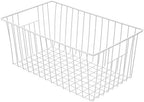16inch Freezer Storage Organizer Baskets, Household Wire Refrigerator Bins with Built-in Handles for Cabinet, Pantry, Closet, Bedroom - Image 3