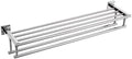 KOKOSIRI Bathroom Towel Rack Towel Holder 32 Inches Bath Towel Shelf with Double Towel Bars Wall Mounted, Polished Chrome Stainless Steel B6005CH-L32 by KOKOSIRI