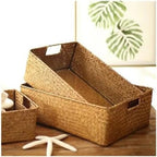 Woven Seagrass Basket Straw Wicker Storage Container - Image 6