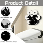 Squirrel Toilet Paper Holder Wall Mount/Stand for Extra 8 Rolls - Image 3