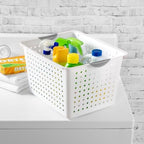Sterilite Deep Ultra Basket, Open Top Plastic Storage Organizer, 18-Pack - Image 5
