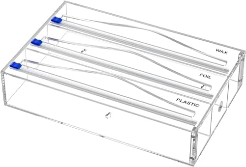 Tin Foil Organizer for Drawer by KDSKSCKITCHENWRAPORGANIZER
