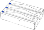Tin Foil Organizer for Drawer by KDSKSCKITCHENWRAPORGANIZER