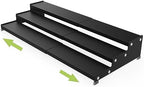 Jojocross Spice Rack Organizer for Cabinet, 3 Tier Expandable Spices Storage, Great for Kitchen Cabinets, Cupboard,Pantry and Countertop More 1 Pack/Black by JOJOCROSSHIGHQUALITYLIFE