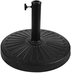 Blissun 22 lbs Patio Umbrella Base, Outdoor Umbrella Base, Market Umbrella Base Stand for Patio, Garden, Lawn, Black by Blissun