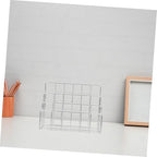 Iron File Holder Desktop Mail Organizer with Slots for Office Desk - Image 5