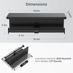FORIOUS Toilet Paper Holder with Shelf, Commercial Toilet Paper Dispensers - Image 3