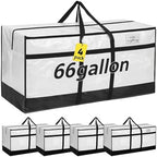 4 Pcs 66 Gallon Extra Large Moving Bags Heavy Duty Storage Bag by Clysee