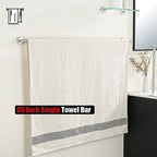 JQK Bath Towel Bar, 39 Inch 304 Stainless Steel Thicken 1mm Single Towel Rack for Bathroom, Towel Holder Brushed Finished Wall Mount, Useable Length 36 Inch, TB110L36-BN - Image 5