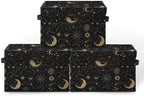 Fabric Storage Bins with Lids,Under Bed Storage Containers 3Pack by BestSellers