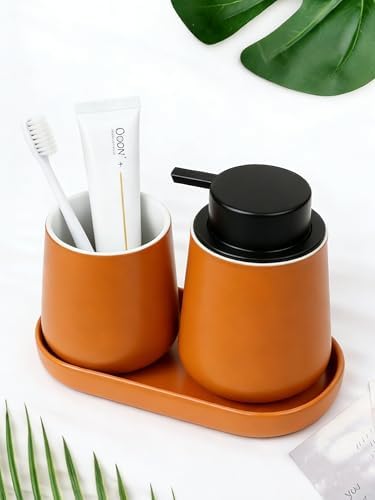 BosilunLife Ceramic Bathroom Accessories Set 3 Pcs - Image 2