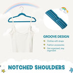HOUSE DAY Velvet Kids Hangers 60 Pack, Premium Childrens Hangers for Closet - Image 5