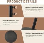 T&Jero 33 lb Round Heavy Duty Prefilled Patio Outdoor Market Umbrella Base Stand Weight for Outdoor, Black - Image 5