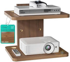 WALI 2 Tier Floating TV Wall Shelf for Projector, DVD Player by WALI