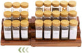 KitchenEdge 3-Tier Expandable Spice Rack Organizer, Acacia by KitchenEdge