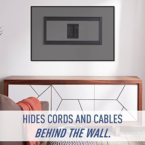 Legrand - On-Q in-Wall TV Cable Management Kit, Recessed Power & Low Voltage Bridge for TVs, UL Listed DIY Wire Hider Solution, HT2102BKV1, Black - Image 2