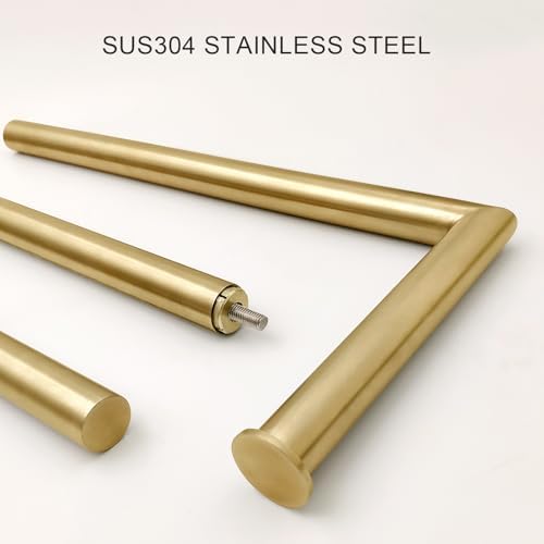 GZILA Toilet Paper Holder Stand Brushed Gold with Reserve, Marble Base Design, Free Standing Bathroom Tissue Roll Holder Freestanding, SUS304 Stainless Steel - Image 6