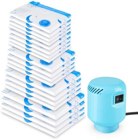 Vacuum Storage Bags with Electric Pump for Clothing and Home Organization by Unknown