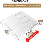 Bamboo Spice Drawer Organizer, 4-Tier Spice Rack for Cabinet - Image 2