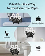Turtle Toilet Paper Holder Stand, Decorative Toilet Paper Storage - Image 5