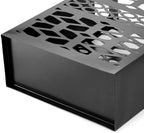 ZENFUN Rectangle Metal Umbrella Stand with 2 Hooks, Entryway Umbrella Holder & Walking Cane Storage, Umbrella Organizer Freestanding for Home, Office, Hotel, Black - Image 3