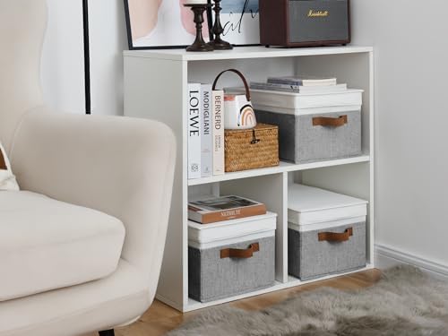 StorageWorks Fabric Storage Bins with Lids, Closet Storage Bins - Image 6