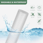Shelf Liners, Non-Adhesive Drawer Liner, Waterproof & Oil-Proof Kitchen Cabinet Cupboard Liner Plastic EVA Material BPA Free Fridge Liner Mats Paper Protector for Shelves (Clear/16in x 240in) - Image 2
