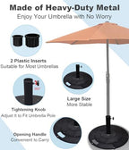 Koutemie Umbrella Base Outdoor Patio, Patio Umbrella with Stand, 21 Inches - Image 4