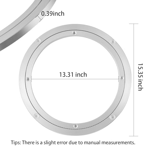 QDiShi 16 Inch Lazy Susan for Dining Table and Workbench Top - Image 6
