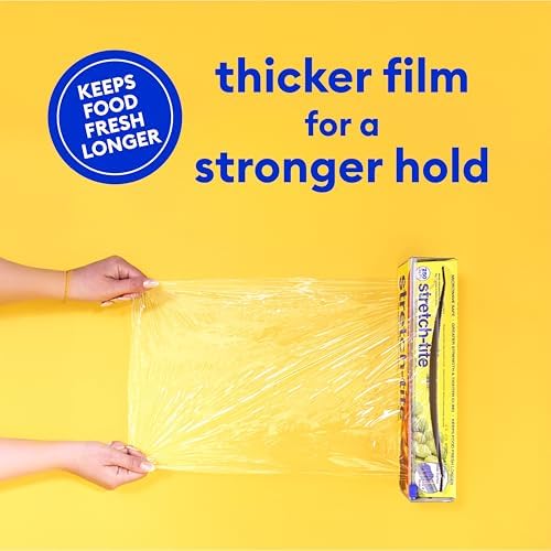 Stretch-Tite Premium Plastic Food Wrap, 500 Sq. Ft., 516.12-Ft. x 11.5/8-Inch (500 Sq Ft (Pack of 4)) - Image 2