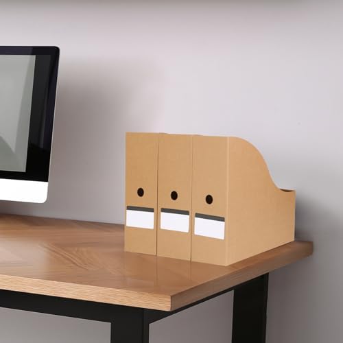35 Pack Cardboard Magazine File Holders, 10.12 x 3.78 x 10.43 Inch - Image 5