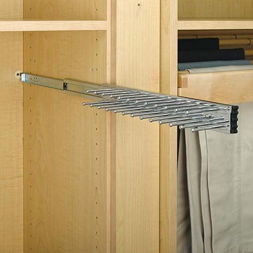 Rev-A-Shelf Sliding Tie & Belt Rack for Closets, Min Opening 2.5" W - Image 5