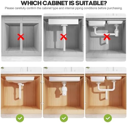 1 Pack Expandable Under Sink Organizers And Storage With Upgrade Ball-Bearing Slide Tracks,2-Tier Pull Out Under Cabinet Organizer Height Adjustable,Slide Out Under Sink Drawers-Black(Patent Pending) - Image 2