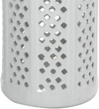 Red Lantern 17" Carved Lattice Decorative Umbrella Stand - Image 4