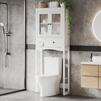 Garvee Over-The-Toilet Storage Rack, Vintage Bathroom Organizer - Image 7